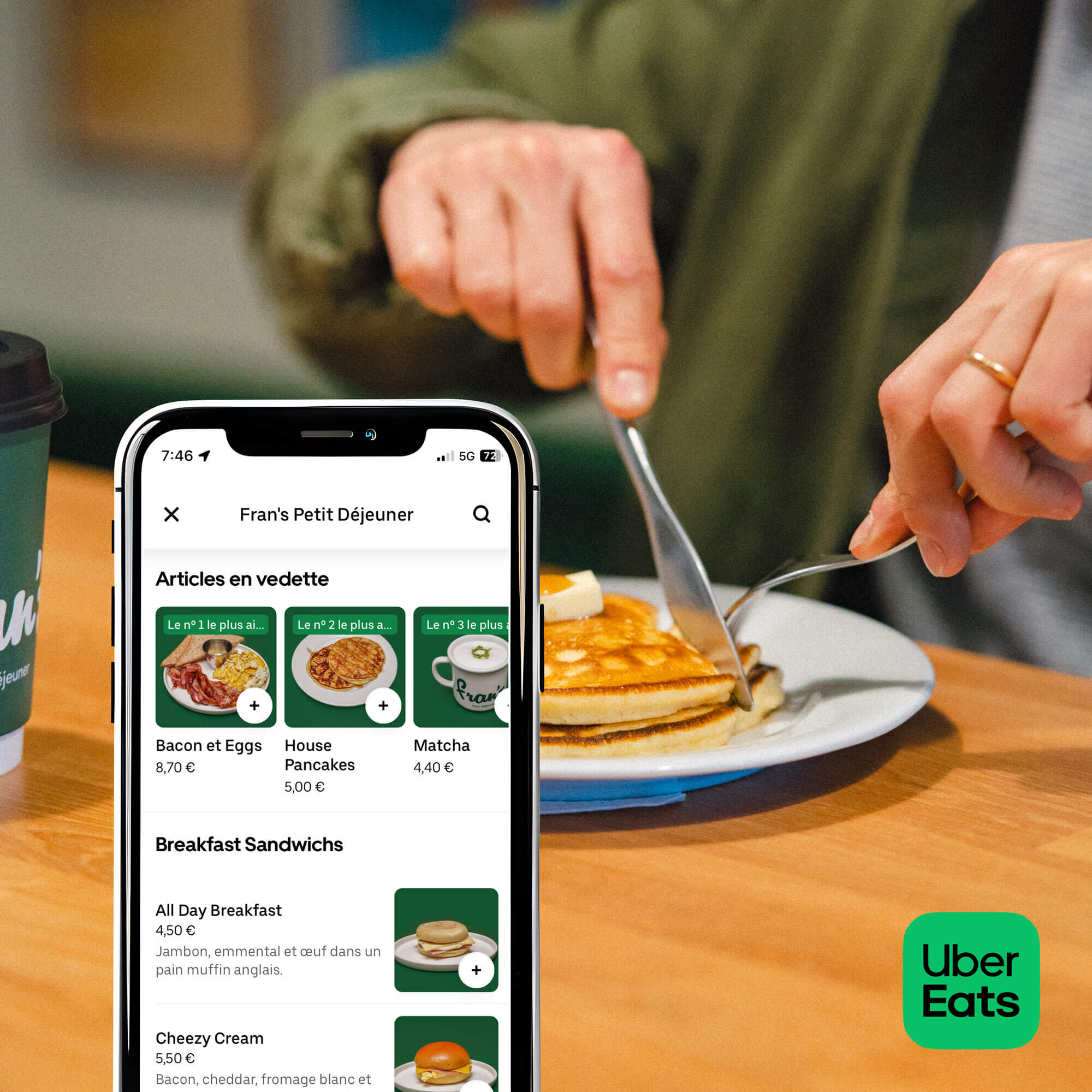 Livraison de petit déjeuner à Bordeaux